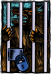 Monster in locked cage